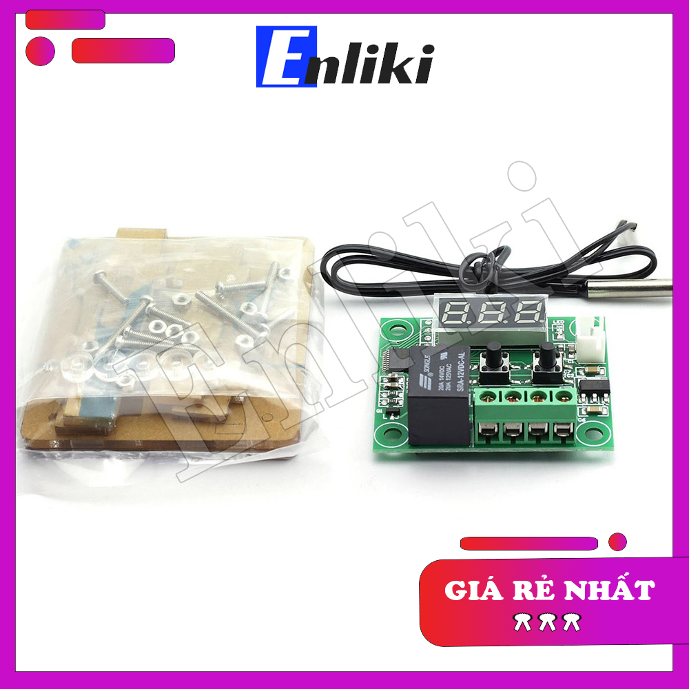 Module điều khiển nhiệt độ XH-W1209 + vỏ nhựa mica