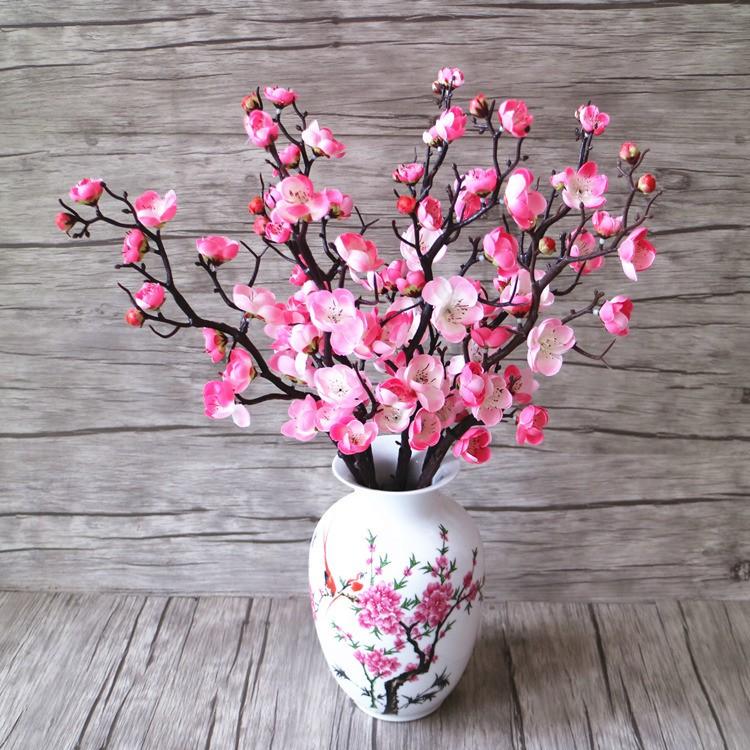 Hoa giả - Cành đào trang trí nghệ thuật