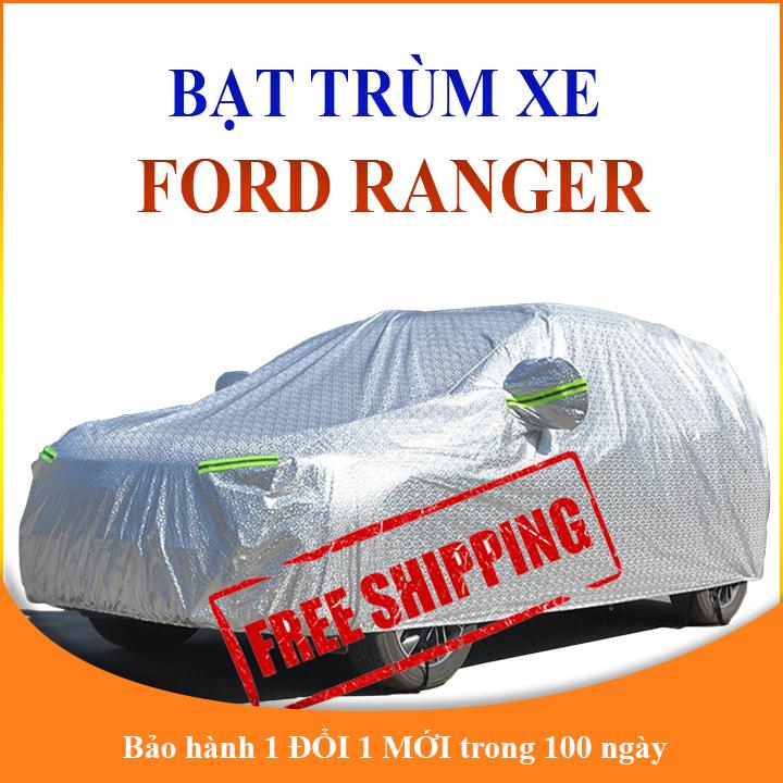 Bạt phủ xe ô tô bán tải Ford Ranger cao cấp 3 lớp che nắng mưa không thấm nước bảo vệ xe chống trầy xước