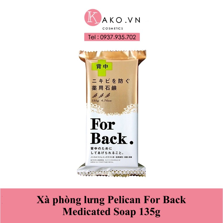Xà Phòng Lưng Pelican For Back Medicated Soap 135G