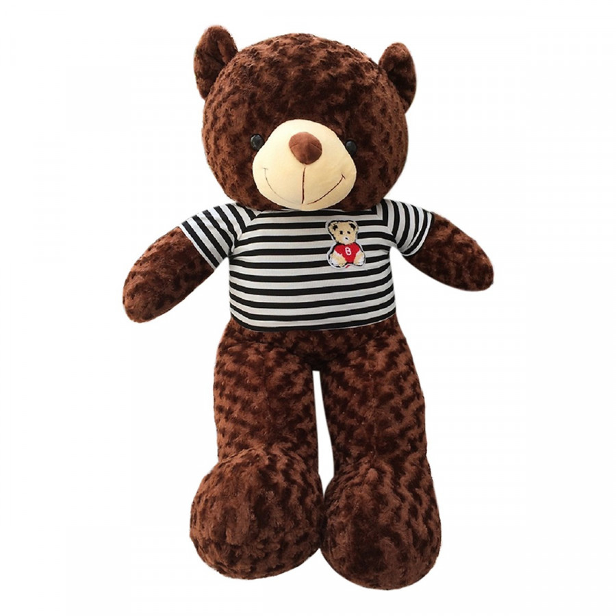 Gấu bông Teddy khổ vải 1m chất Iiệu vải lông xoắn hoa nhồi bông gòn