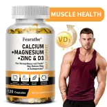 Viên nang Fearathe Canxi Magie Kẽm Vitamin D3, tăng cường xương, cơ và tăng cường khả năng miễn dịch