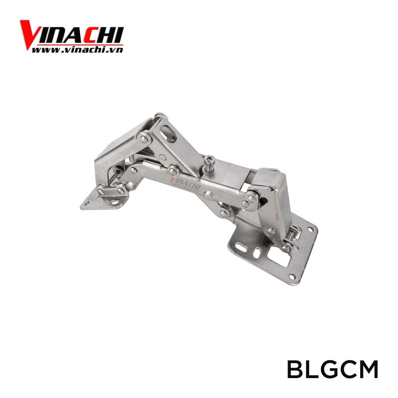 Bản lề thép chữ m - giảm chấn - 1 chiếc