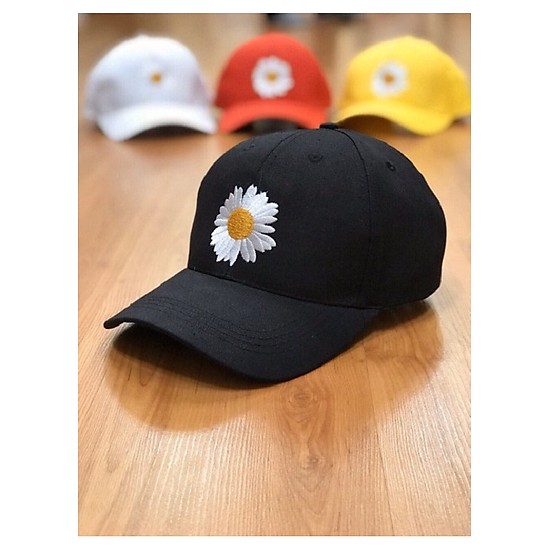 Nón Mũ Lưỡi Trai Thời Trang Hoa Cúc Trắng giá sỉ​, giá bán buôn