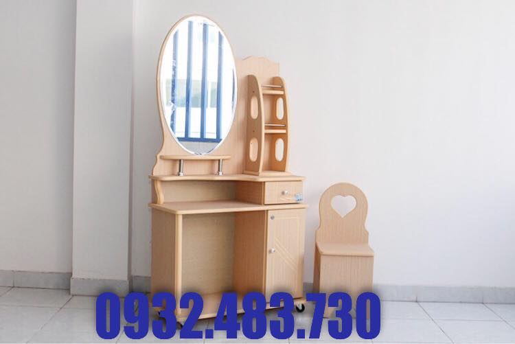 Bàn trang điểm đẹp kính tròn giá siêu rẻ
