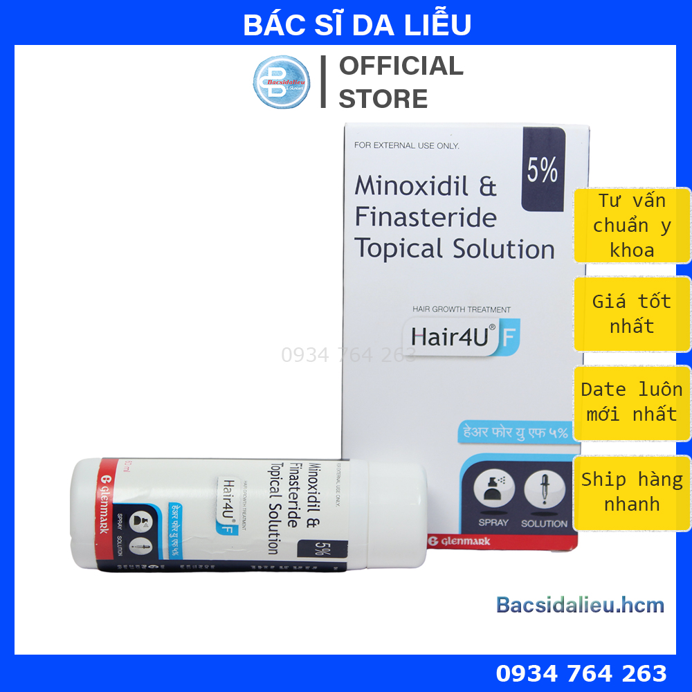 Hair 4U F - Serum mọc tóc hair4u 5% Minoxidil + Finasteride