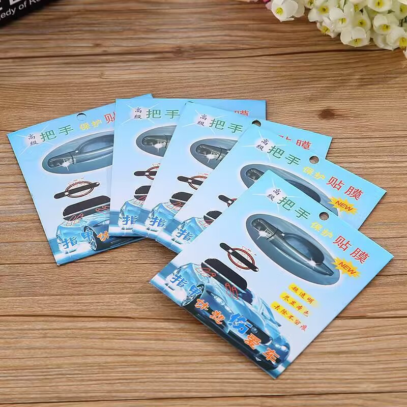 Bộ 4 miếng dán chống trầy hõm tay nắm xe ô tô
