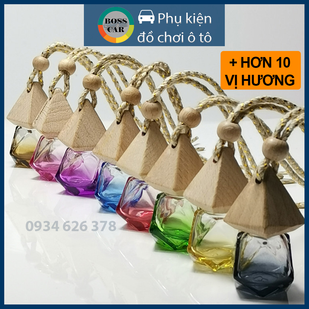 Lọ tinh dầu 10ml treo xe ô tô khử mùi xe hơi, phòng ngủ, tủ quần áo, nhà tắm, sáp tinh dầu nước hoa thiên nhiên khử mùi tỏa hương treo xe oto