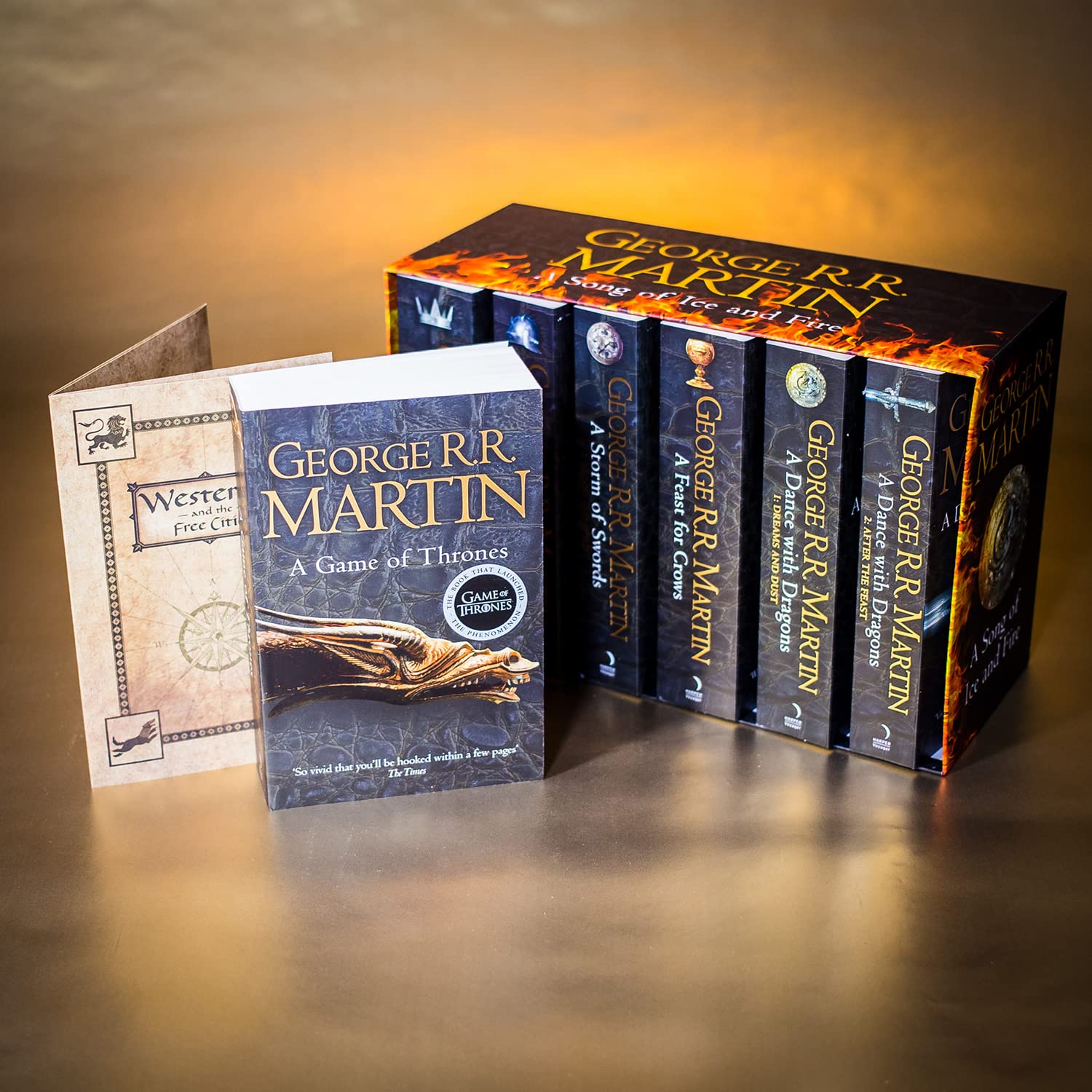 Sách - Game of Thrones by George R.R. Martin | A Song of Ice and Fire, 7 Volumes