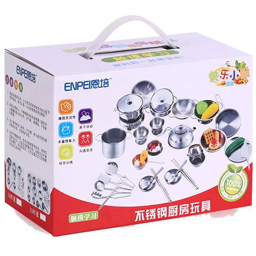[HCM]Bộ Đồ Chơi Nấu Ăn Inox 40 Món Cao Cấp Cho Bé Yêu