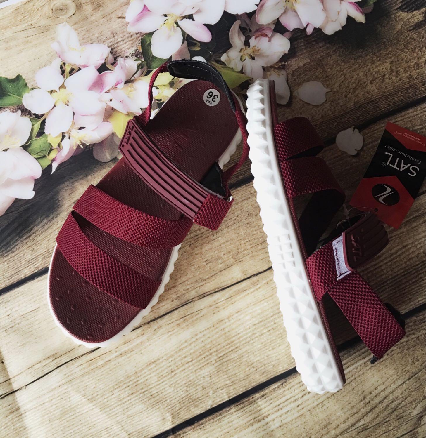 Giày xăng đan nữ quai dù Hot hix