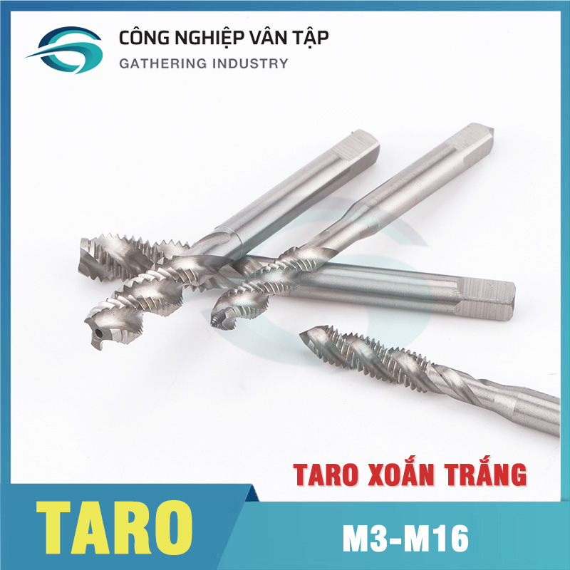 Mũi taro xoắn, không phủ bước ren tiêu chuẩn, hàng chính hãng Shaozi