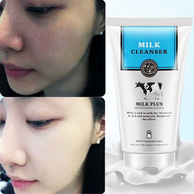 Gel Tẩy Tế Bào Chết Làm Sạch Sâu Dưỡng Ẩm Làm Trắng Da Loại Bỏ Mụn Đầu Đen Kiểm Soát Dầu Sữa khử mụn sữa rửa mặt Giúp làm sạch da từ sâu và giữ ẩm cho da,Kiểm Soát Dầu,Làm trắng vĩnh viễn