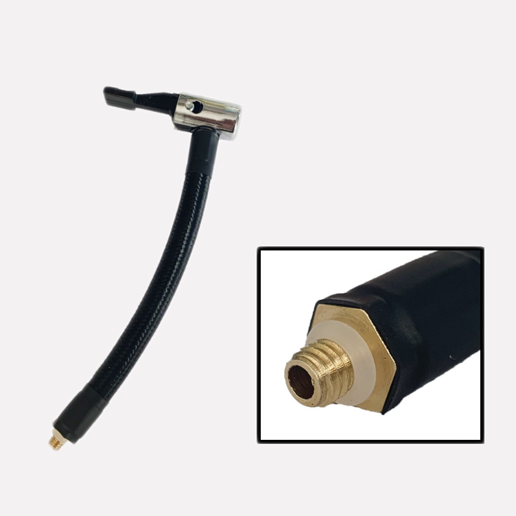 Ống bơm hơi xe máy, ô tô, xe đạp, Vòi bơm xe cao cấp chịu áp suất, đầu vòi Inox, đầu rên đồng nguyên chất độ bền cao Giá 38,000 Đồng*Miễn phí vận chuyển