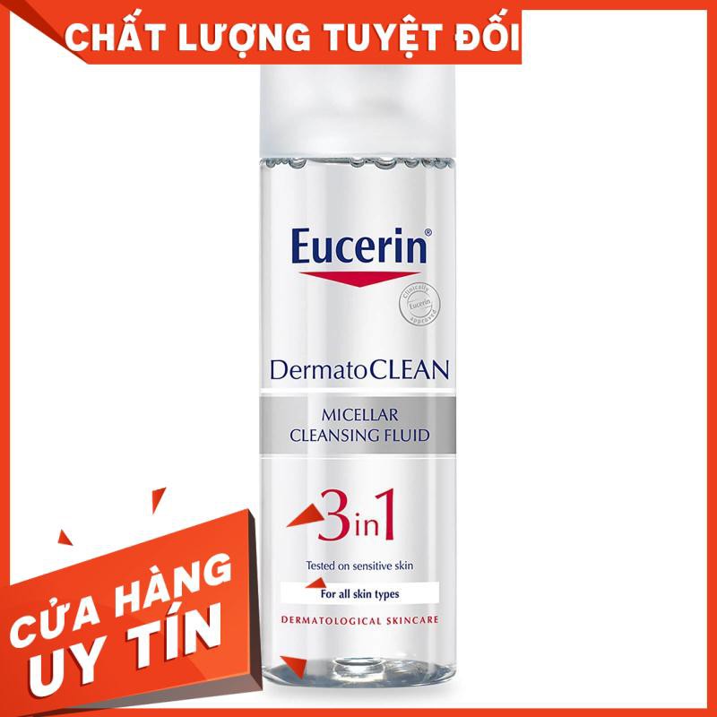 (HH-AU) Nước tẩy trang Eucerin Dermato clean 3in1 dạng chai, sản phẩm tốt, chất lượng cao, cam kết như hình, đảm bảo chính hãng, an toàn cho người sử dụng