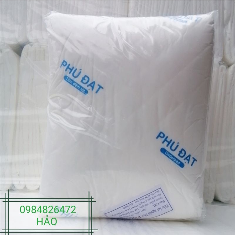 Tấm lót đệm cho người già phú đạt 50 miếng size l xl dài rộng 40_70cm
