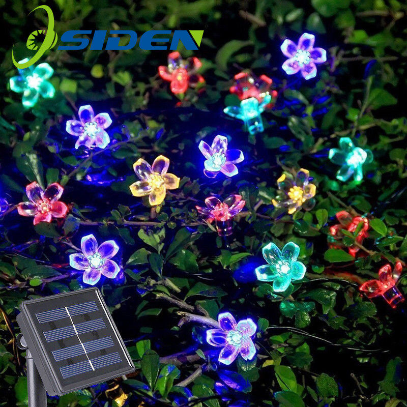 Đèn LED Dài 7M Năng Lượng Mặt Trời 50 Bóng Chớp Nhiều Chế Độ Crystal Bubbble String Solar String LED tự động bật vào lúc hoàng hôn ngoài trời không thấm nước ngoài trời sân vườn đèn chớp - đèn nháy năng lượng mặt trời chống nước