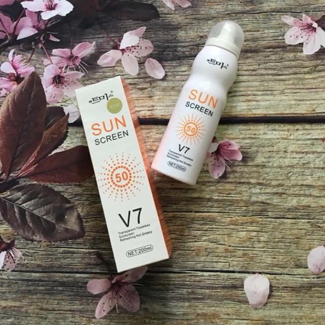 Xịt chống nắng v7 sun