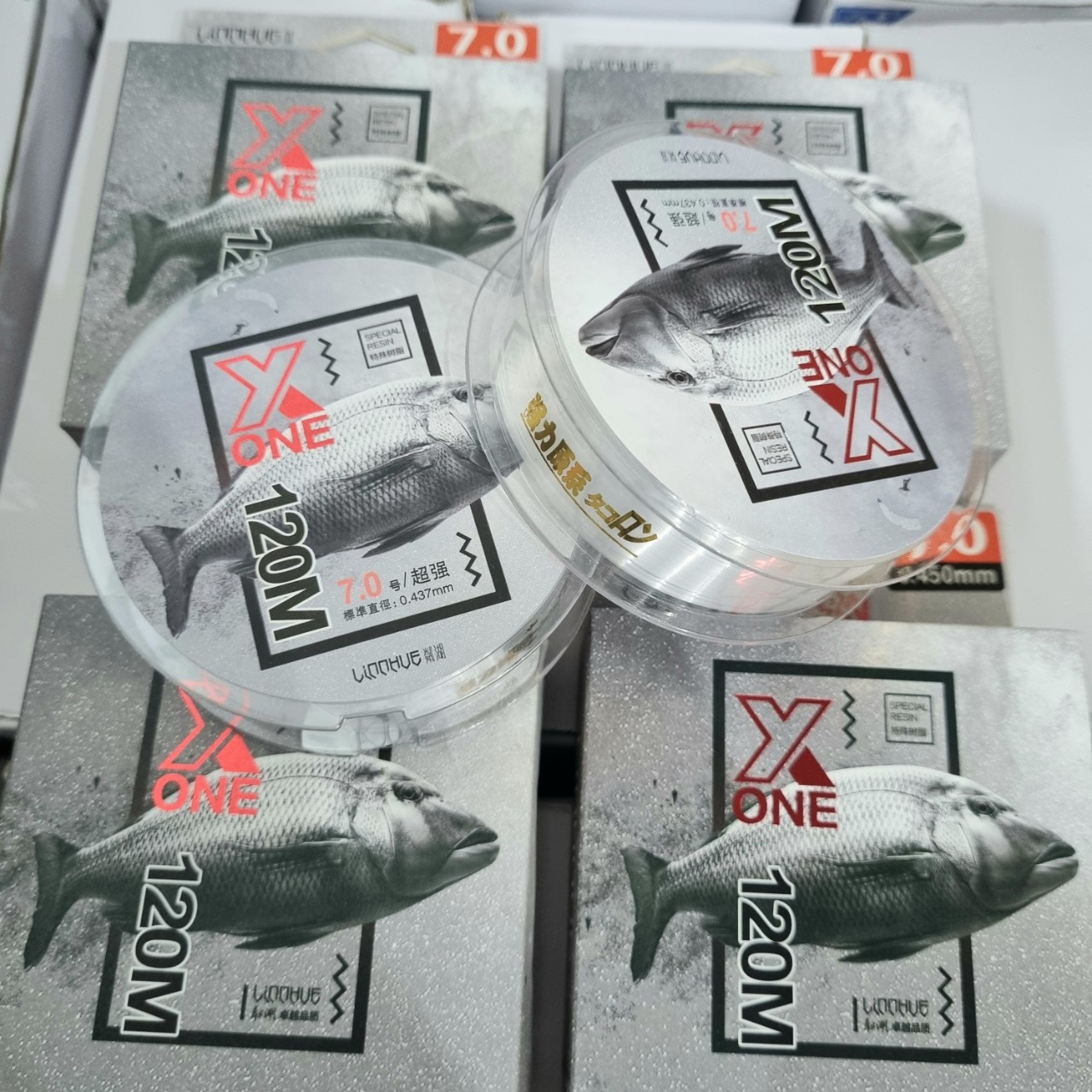 cước câu cá nhật 120m tàng hình X one chuyên săn hàng