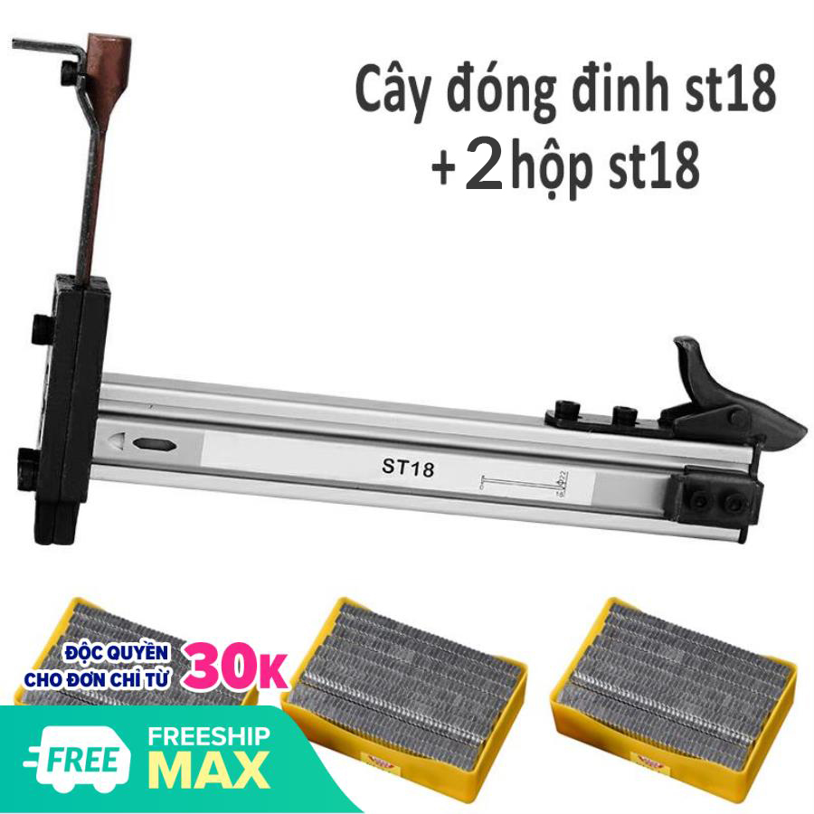 [Trọn bộ 3 món Búa và tặng 2 hộp đinh ST18 ST15 ] Dụng cụ đóng đinh bê tông ST18 - Đinh đóng tường bắn bê tông ST15 ST18 ST25 ST32 ST38