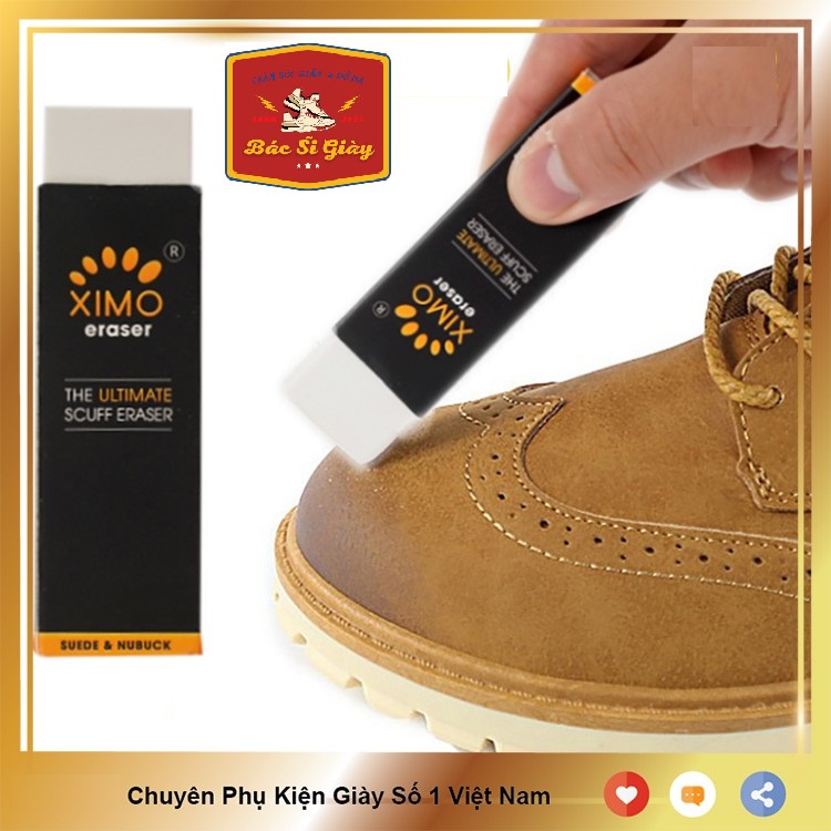 Cục Tẩy Da Lộn Thông Minh Đánh Bay Mọi Vết Bẩn Cứng Đầu Ximo