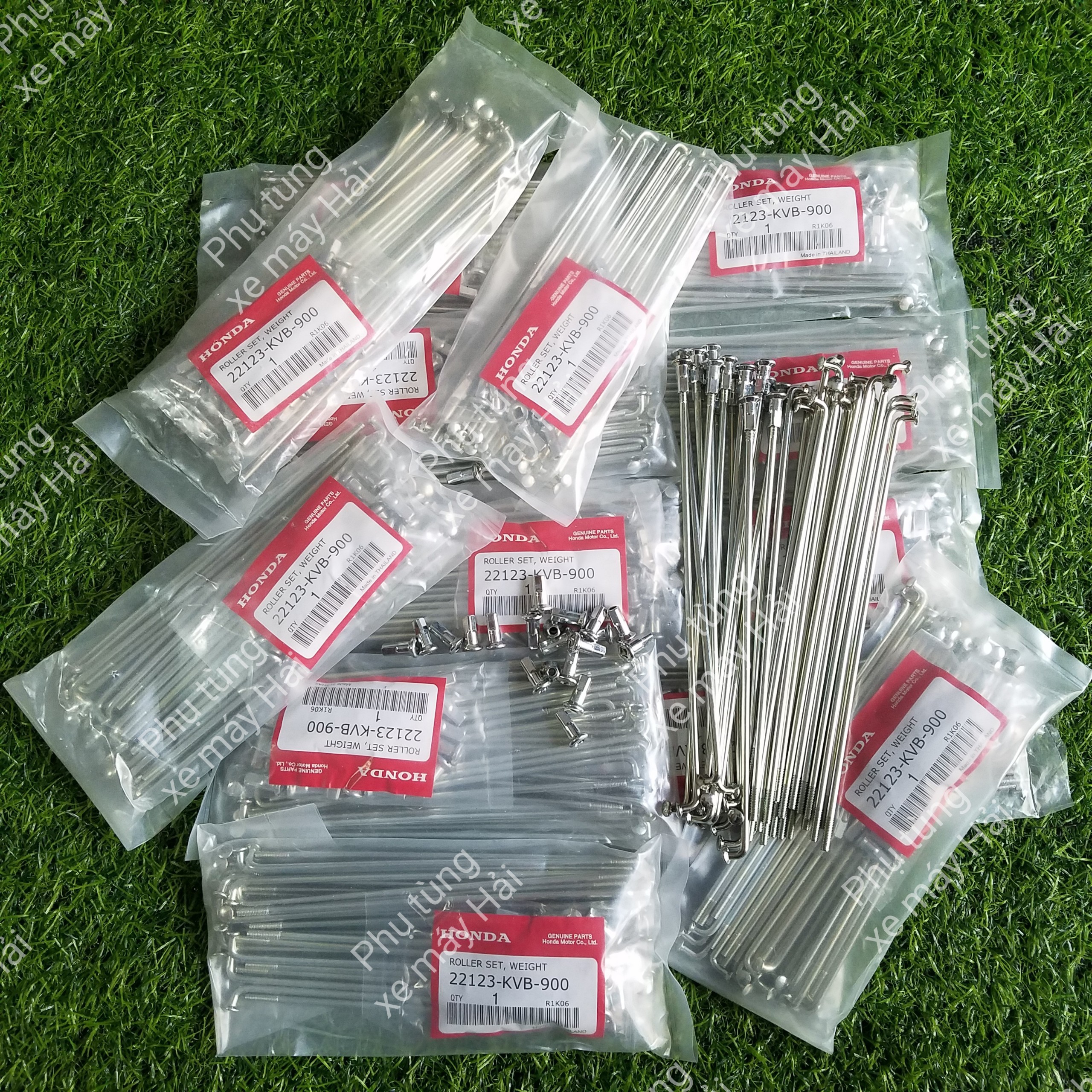 Căm xe máy 1 bộ 2 bánh trước sau thắng đùm (phanh cơ trước sau) HTH1155 msp 2270