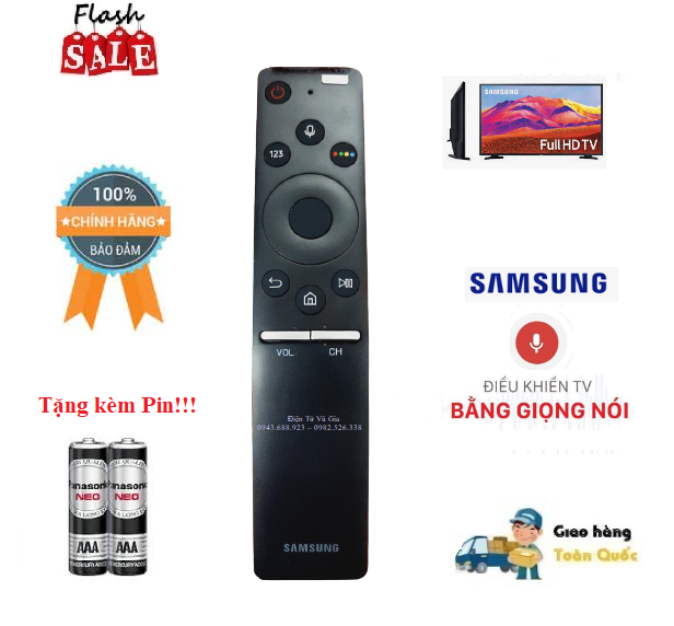 Remote Điều khiển tivi Samsung giọng nói MU 2017 - Hàng chính hãng Made in Viet Nam bóc máy mới 95%