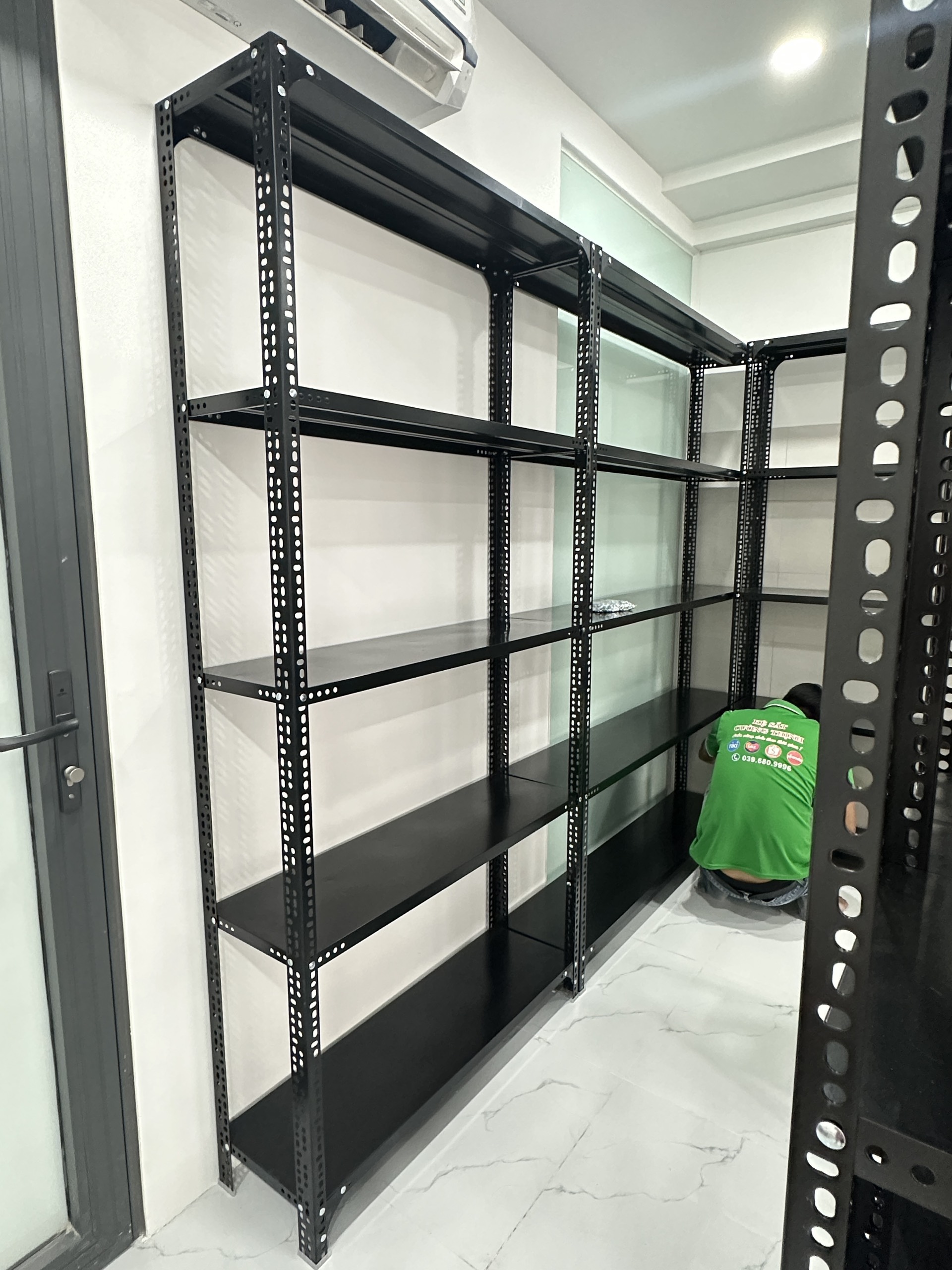 {Hàng Loại dày} Kệ sắt v lỗ, Cao 1m8 x dài 1m5 x rộng 30cm, kệ sắt đa năng