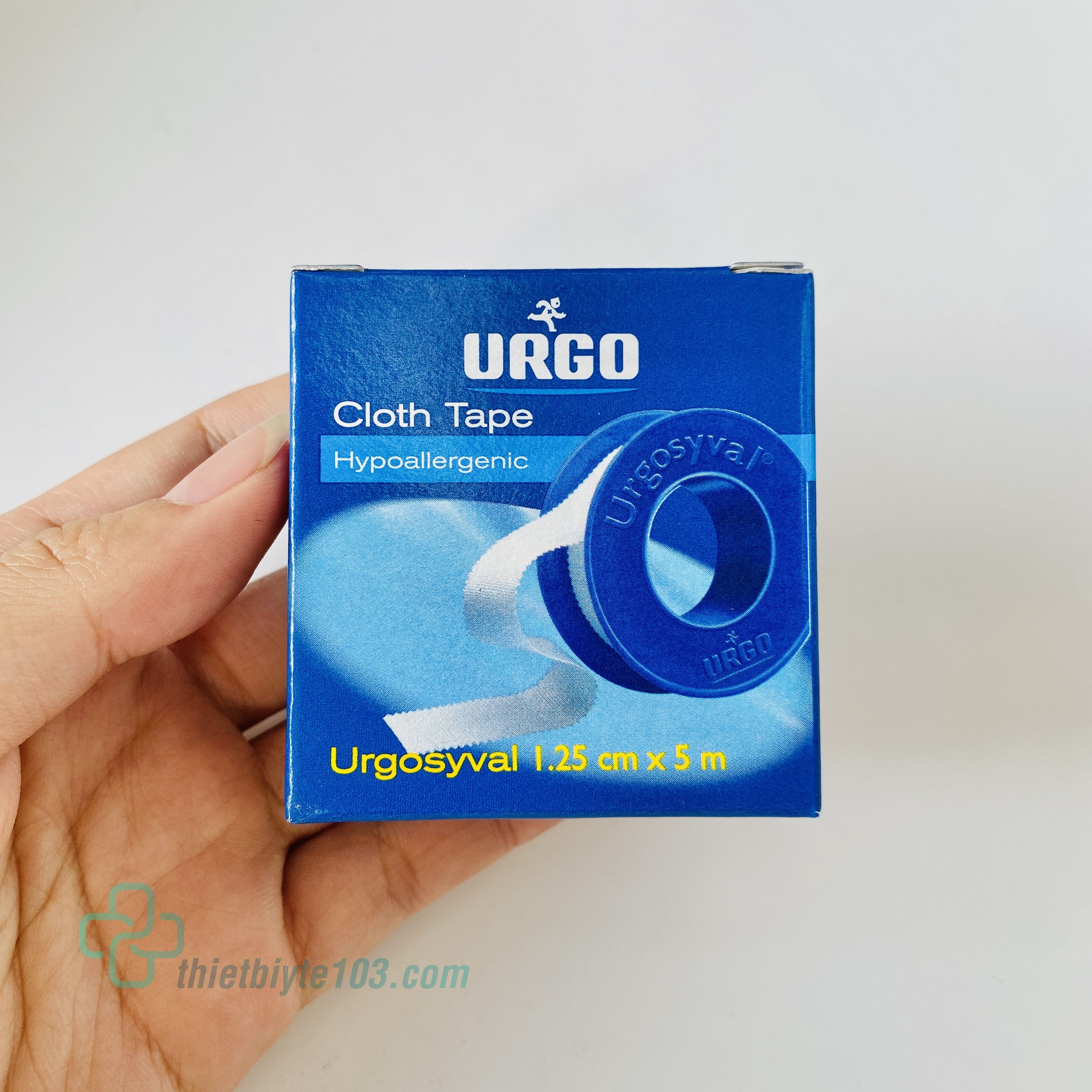 Băng keo lụa urgo urgosyval, ugo tana các size 5cm5m - băng viết thương hở, độ dính cực cao