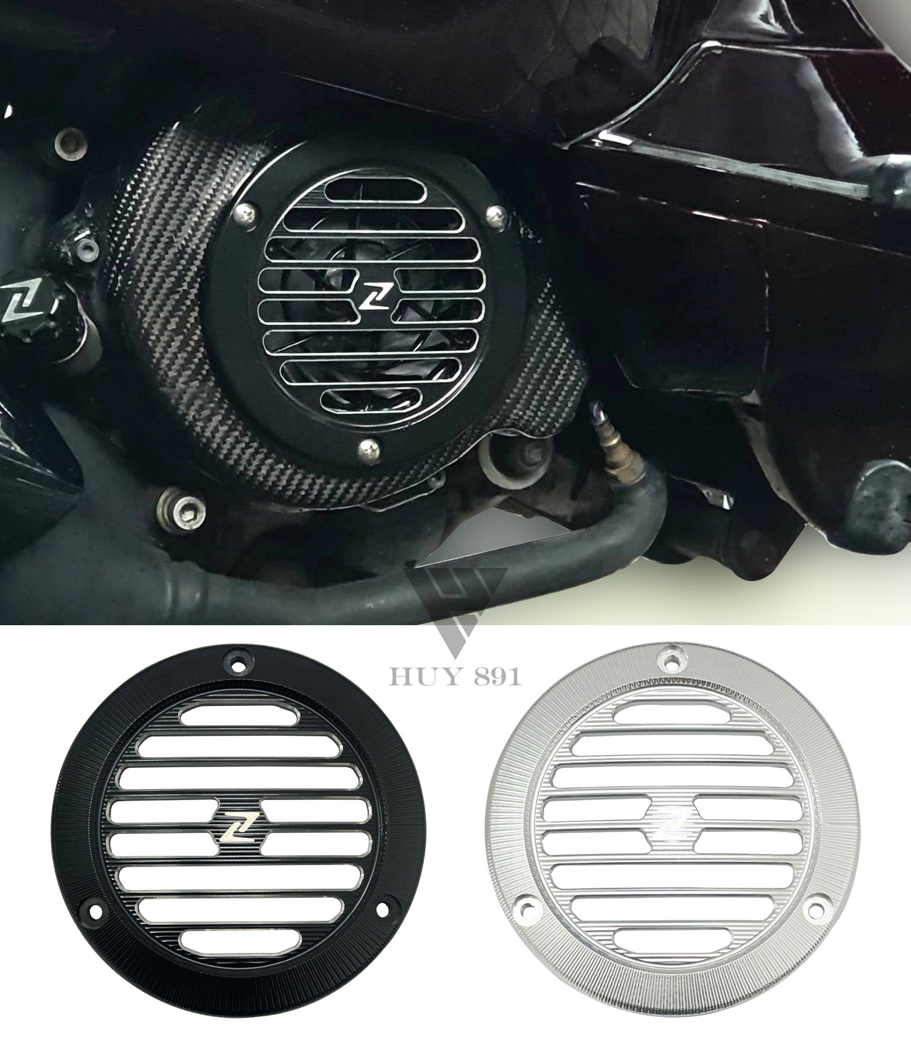 Quạt gió Zelioni dành cho xe Vespa Sprint Primavera GTS LX S Liberty
