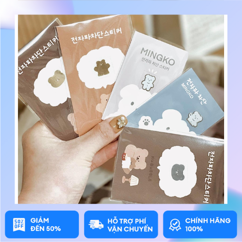 Chip Ngăn Bức Xạ Điện Từ Mingko Hàn Quốc Dán điện thoại