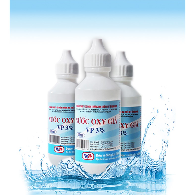 Nước oxy già vp 3% 60ml