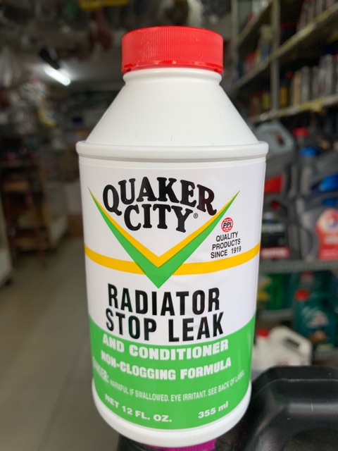 Dung dịch hàn két nước quaker city radiator stop leak usa 355ml