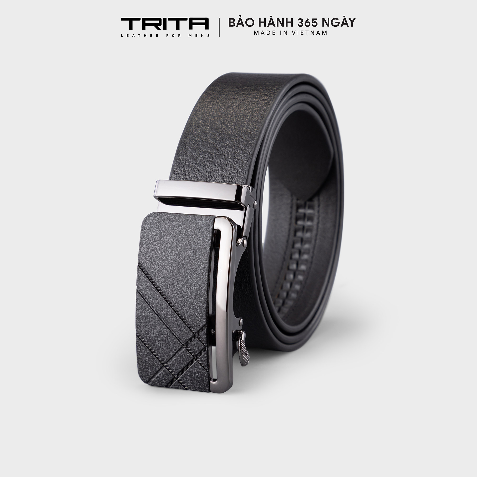 Thắt lưng nam da bò thật trita rtl66