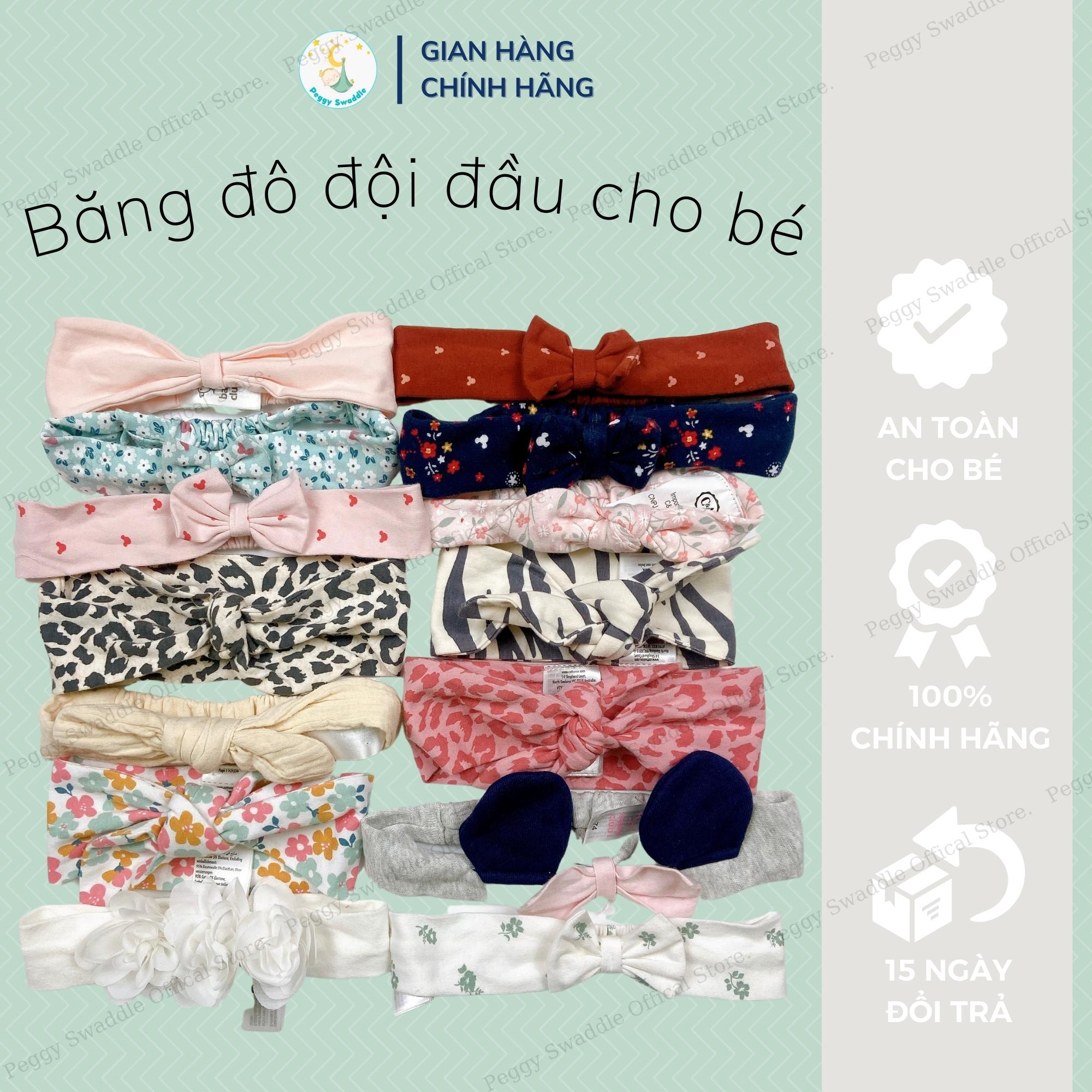 Băng đô nơ, khăn Tuban đội đầu Disney Baby xuất UK cho bé gái