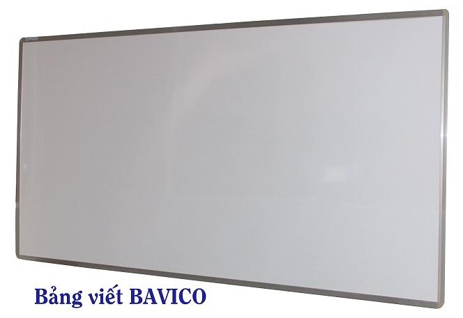 Bảng viết bút lông cao cấp không từ bavico BVC0130 KT 80x100cm (Trắng - bảng trơn)