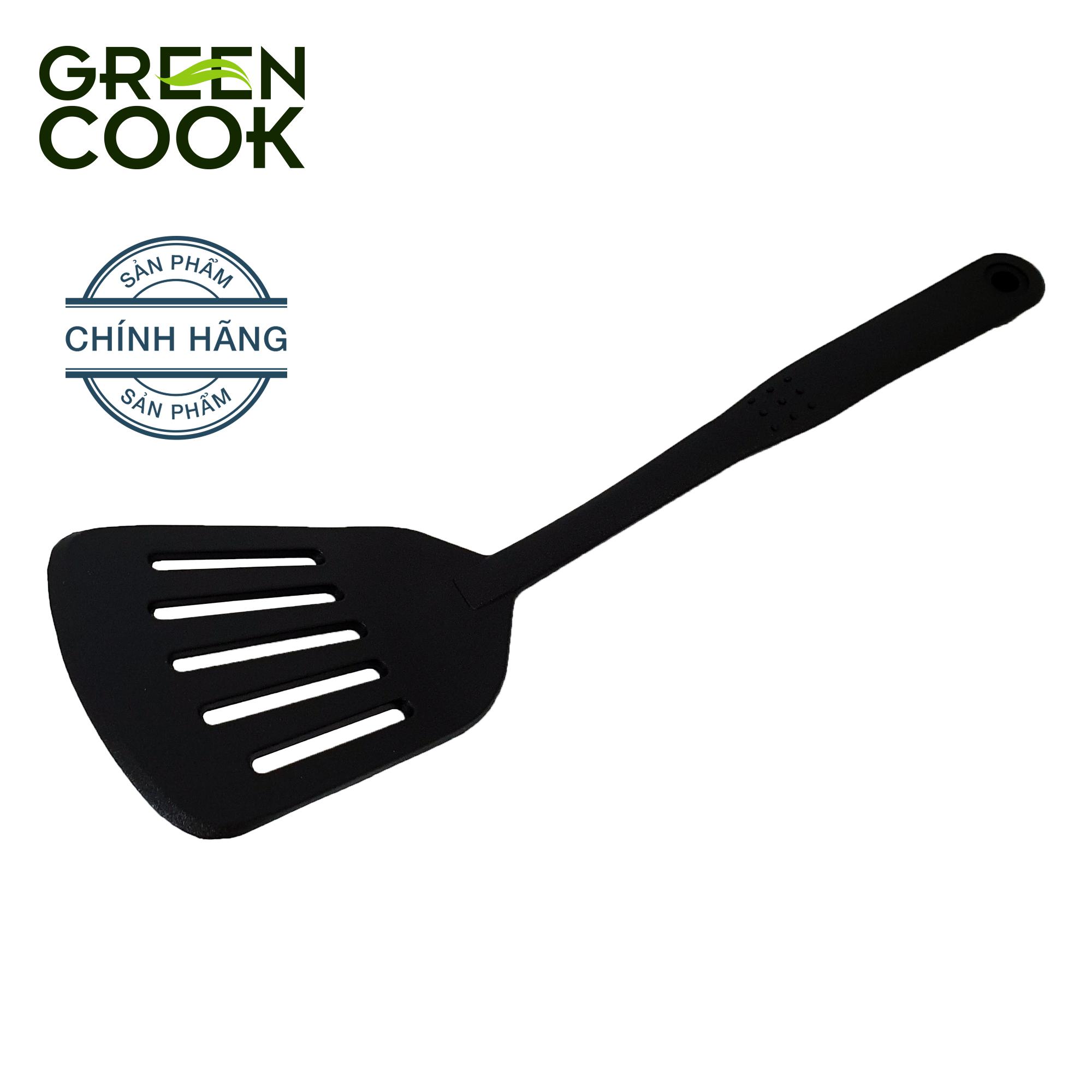 Sạn nấu ăn Green Cook chất liệu nhựa PA66 an toàn sức khỏe sản xuất tại Việt Nam - Hàng chính hãng greencook