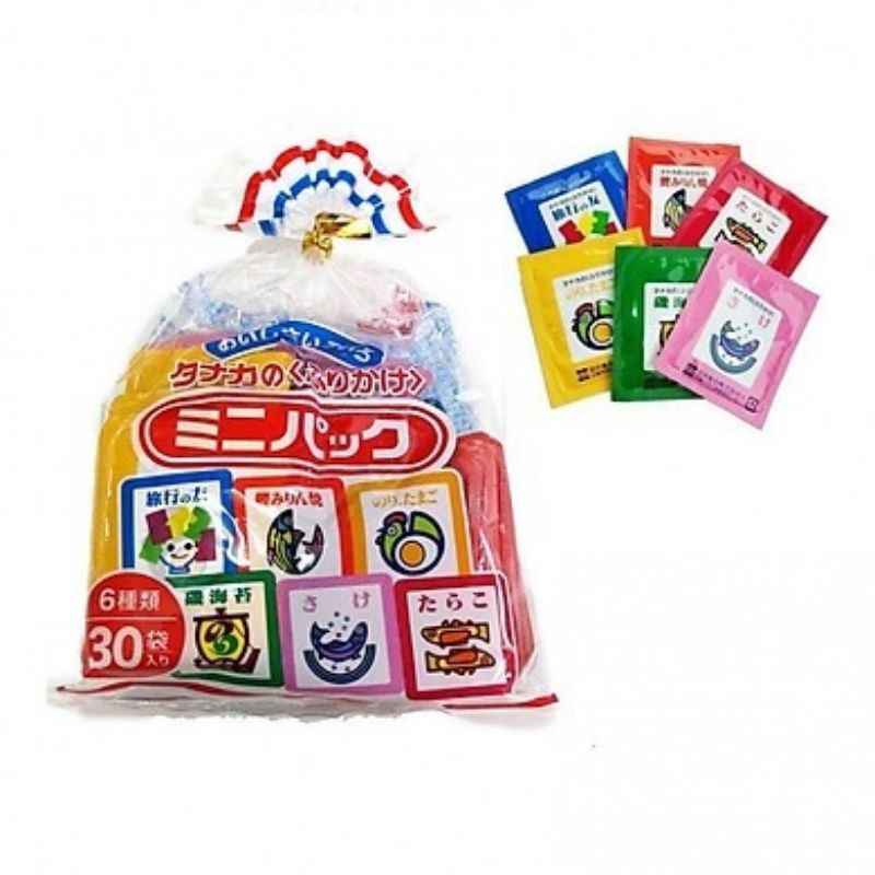 Gia vị rắc cơm nội địa Nhật cho bé ăn dặm 6 vị gồm 30 gói nhỏ5.0 8