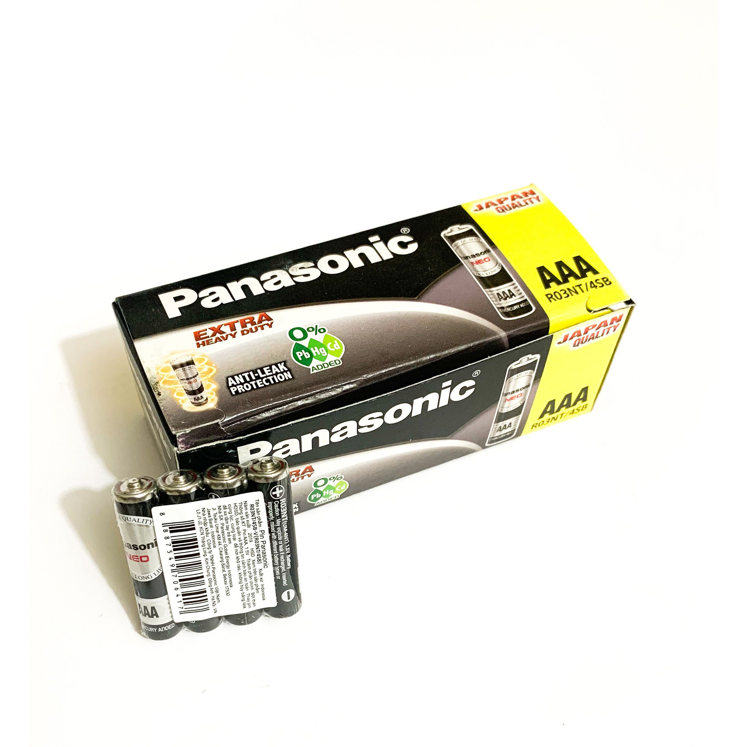 Hộp 60 viên pin đũa/nhí AAA Panasonic chính hãng