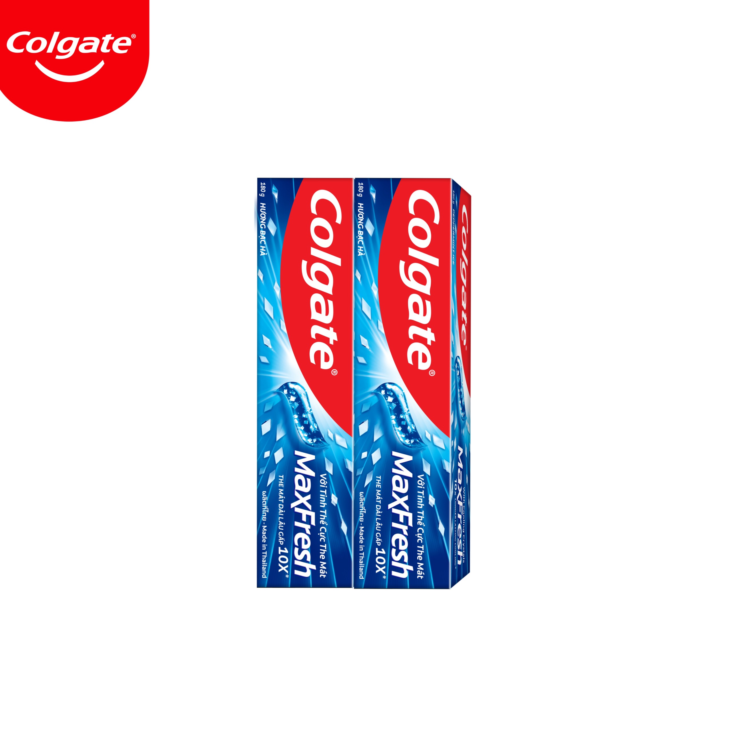 Colgate Peppermint Toothpaste Maxfresh 180g tube