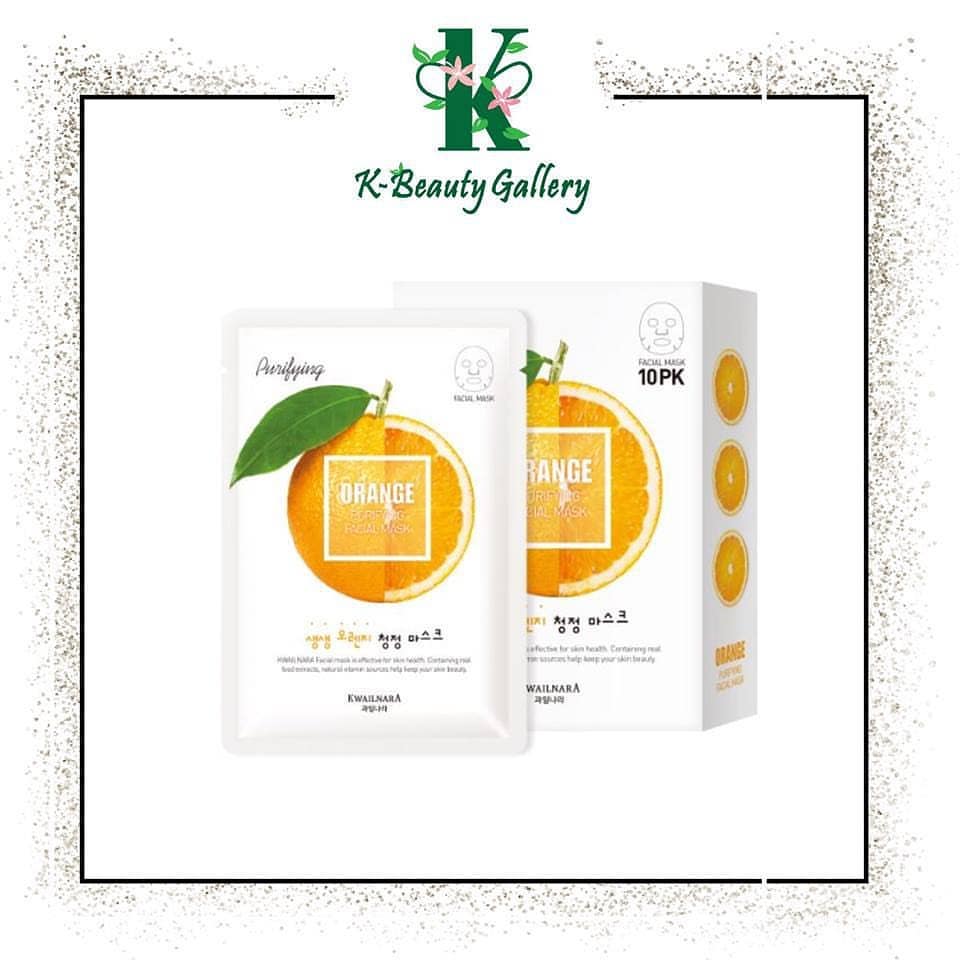 Đắp mặt nạ cam Kwalinara orange purifyng faciel mask 20g