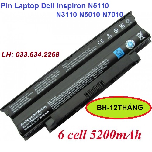 Pin Laptop Dell Inspiron. N5110 - Pin Laptop Chính Hãng