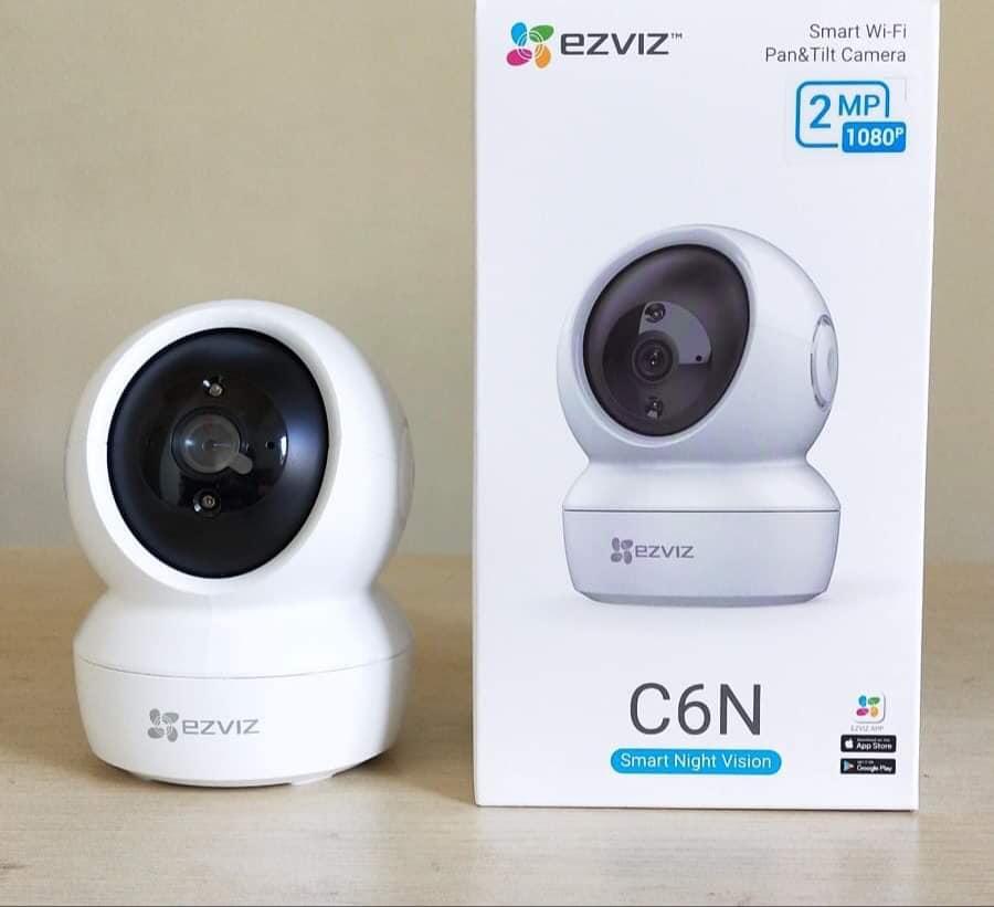 Camera Wifi Thông Minh EZVIZ  360° EZVIZ CS-C6N  Full HD 1920×1080 (CS6CN 1080P) - Tự Động Theo Chuyển Động - Xoay 360°- Quay Đêm - Đàm Thoại 2 Chiều - Báo Động - Bảo Hành Chinh Hãng 12 tháng