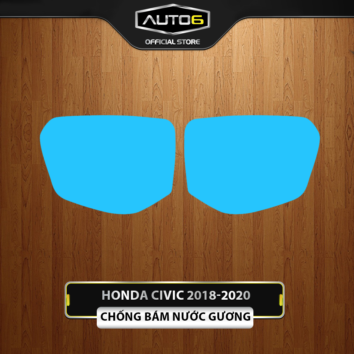 HONDA CIVIC 2018-2021 - Tấm dán chống bám nước gương ô tô - AUTO6