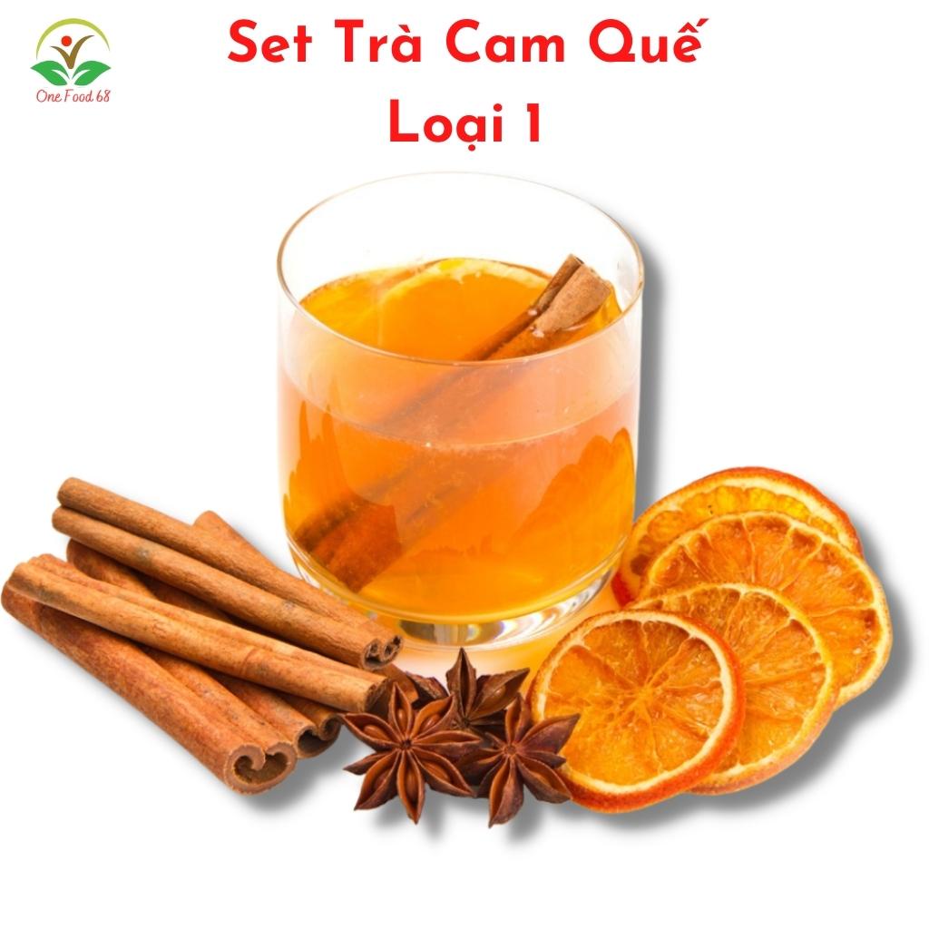 Trà cam quế thảo mộc giảm cân thanh nhiệt, thanh lọc cơ thể đẹp da, giữ vóc dáng,detox giảm cân onefood68