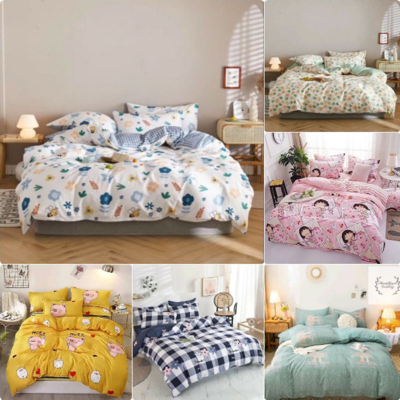 Vỏ chăn lẻ kích thước 2mx2m2, có khóa kéo dùng để lồng ruột chăn, vỏ chăn rời theo bộ nhập khẩu cotton poly shoptrangheo
