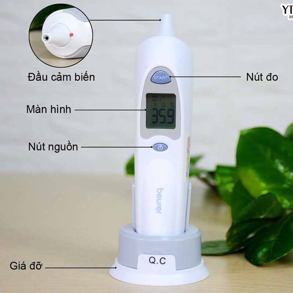 Nhiệt kế điện tử đo tai Beurer FT58, Đức