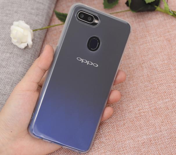 Ốp silicon đẹp cho Oppo F9 dẻo trong suốt
