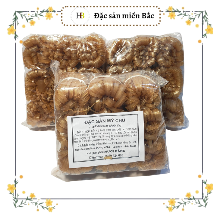 Bánh đa cua chia cuộn - sợi nhỏ - mỳ chũ đỏ- gói 400gr