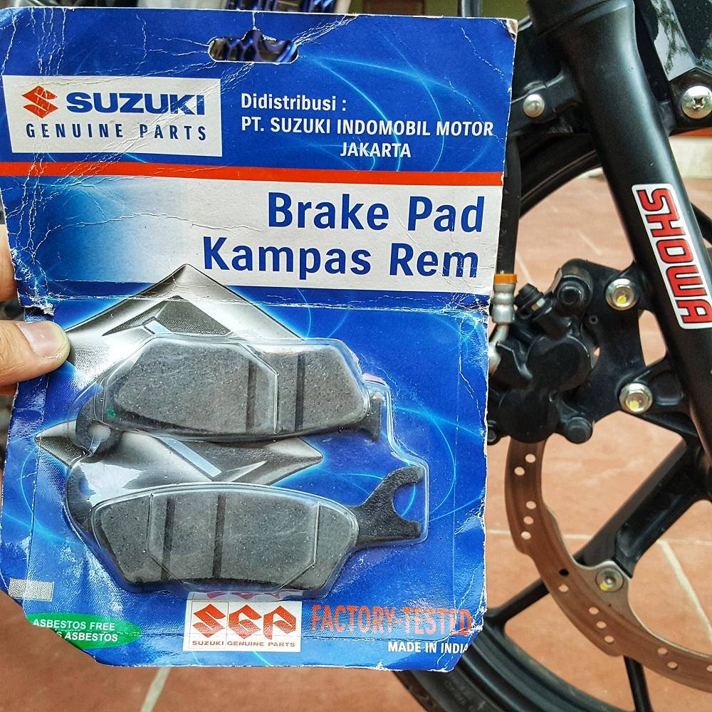 Má phanh - Bố thắng trước Raider FI - GSX150 - Satria FI chính hãng nhập Indo